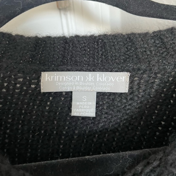 Krimson Klover Black Knit Ski Sweater - Picture 3 of 4